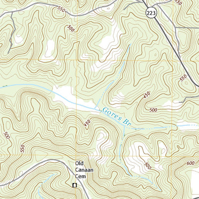 United States Geological Survey Saco, AL (2020, 24000-Scale) digital map