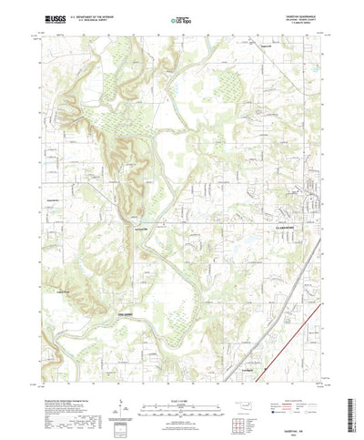 United States Geological Survey Sageeyah, OK (2022, 24000-Scale) digital map