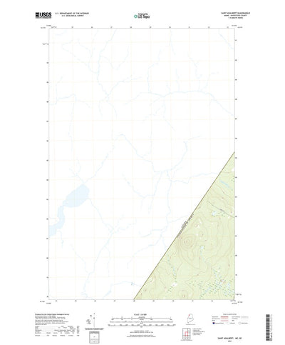 United States Geological Survey Saint Adalbert, ME (2021, 24000-Scale) digital map