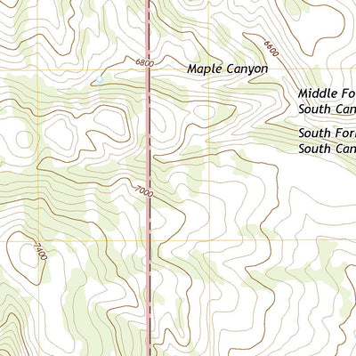 United States Geological Survey Saint Charles, ID (2020, 24000-Scale) digital map