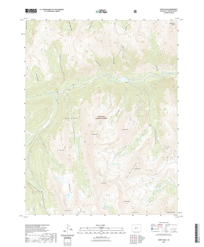 United States Geological Survey Saint Elmo, CO (2022, 24000-Scale) digital map
