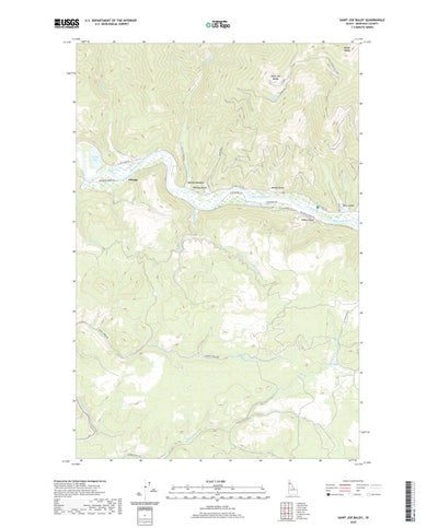 United States Geological Survey Saint Joe Baldy, ID (2020, 24000-Scale) digital map