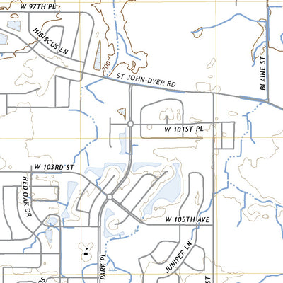 United States Geological Survey Saint John, IN (2022, 24000-Scale) digital map