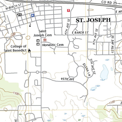 United States Geological Survey Saint Joseph, MN (2022, 24000-Scale) digital map
