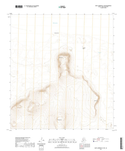 United States Geological Survey Saint Lawrence B-1 NW, AK (2020, 25000-Scale) digital map