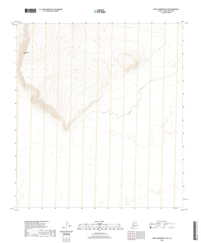 United States Geological Survey Saint Lawrence B-2 SE, AK (2020, 25000-Scale) digital map