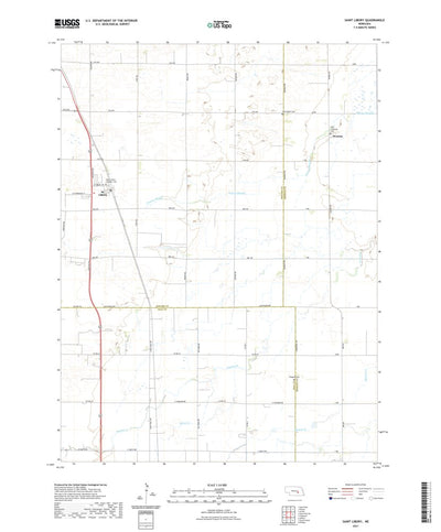United States Geological Survey Saint Libory, NE (2021, 24000-Scale) digital map