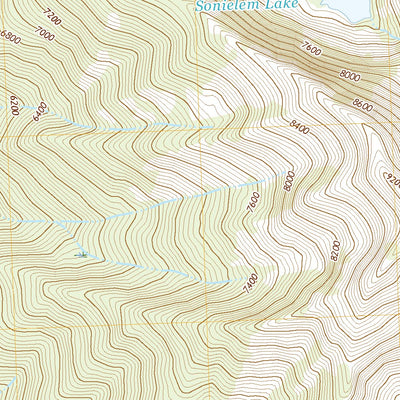 United States Geological Survey Saint Marys Lake, MT (2020, 24000-Scale) digital map