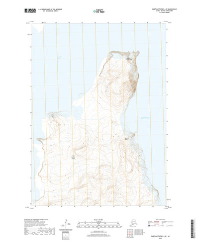 United States Geological Survey Saint Matthew C-6 SE, AK (2020, 25000-Scale) digital map