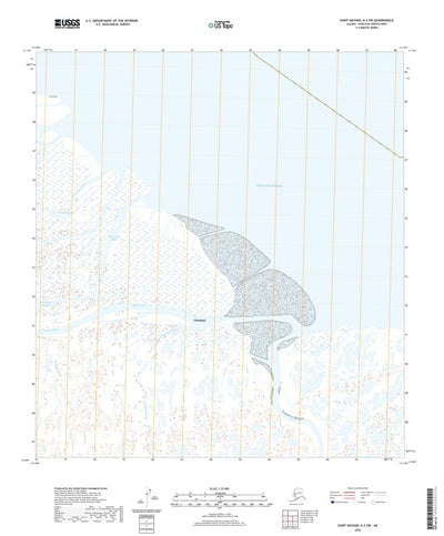 United States Geological Survey Saint Michael A-3 SW, AK (2020, 25000-Scale) digital map