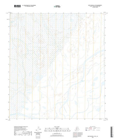 United States Geological Survey Saint Michael A-5 SE, AK (2020, 25000-Scale) digital map