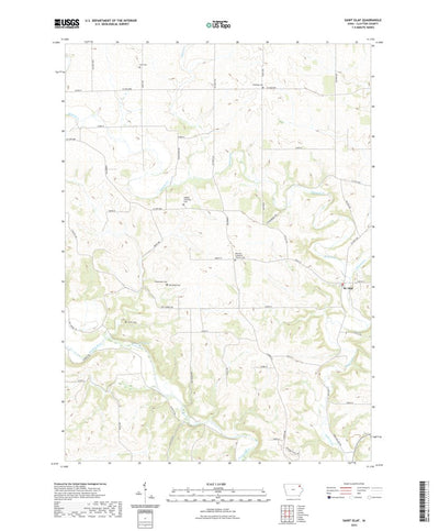 United States Geological Survey Saint Olaf, IA (2022, 24000-Scale) digital map