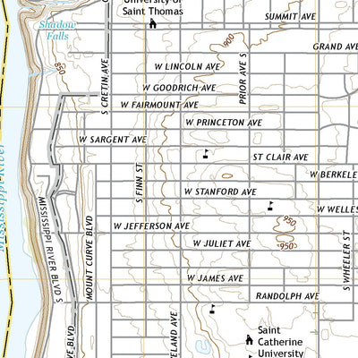 United States Geological Survey Saint Paul West, MN (2022, 24000-Scale) digital map
