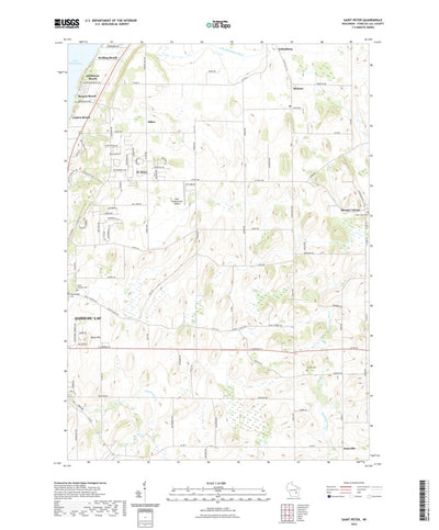 United States Geological Survey Saint Peter, WI (2022, 24000-Scale) digital map