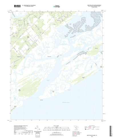 United States Geological Survey Saint Phillips Island, SC (2020, 24000-Scale) digital map
