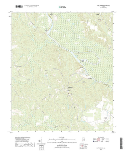 United States Geological Survey Saint Stephens, AL (2020, 24000-Scale) digital map