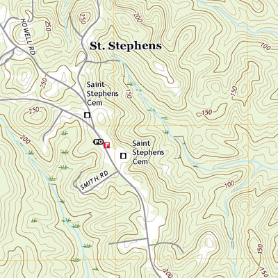 United States Geological Survey Saint Stephens, AL (2020, 24000-Scale) digital map
