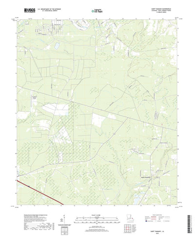 United States Geological Survey Saint Tammany, LA (2020, 24000-Scale) digital map