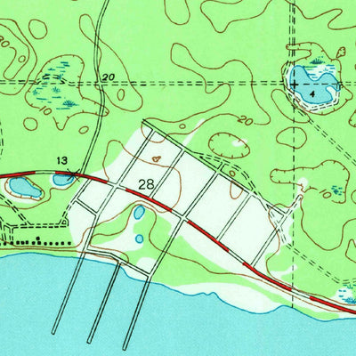 United States Geological Survey Saint Teresa, FL (1943, 24000-Scale) digital map