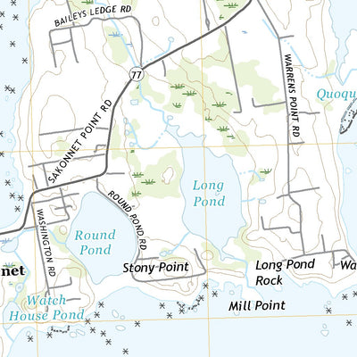 United States Geological Survey Sakonnet Point, RI (2021, 24000-Scale) digital map