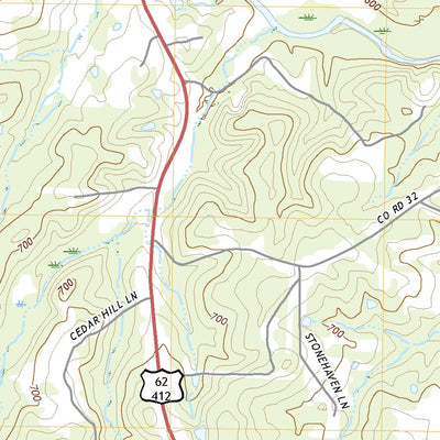 United States Geological Survey Salem, AR (2020, 24000-Scale) digital map