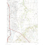 United States Geological Survey Salem East, OR (2020, 24000-Scale) digital map