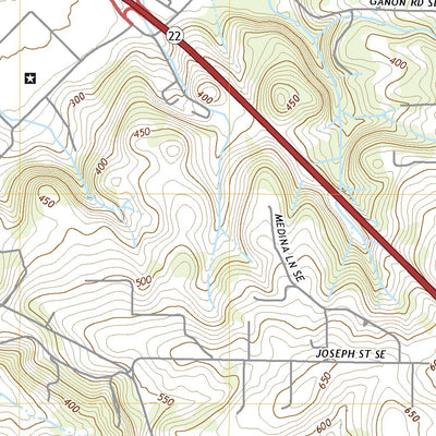 United States Geological Survey Salem East, OR (2020, 24000-Scale) digital map