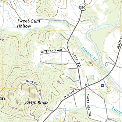 United States Geological Survey Salem Knob, AR (2020, 24000-Scale) digital map