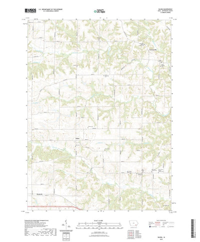 United States Geological Survey Salina, IA (2022, 24000-Scale) digital map