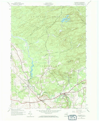 United States Geological Survey Salisbury, NY (1945, 24000-Scale) digital map