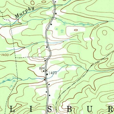 United States Geological Survey Salisbury, NY (1945, 24000-Scale) digital map