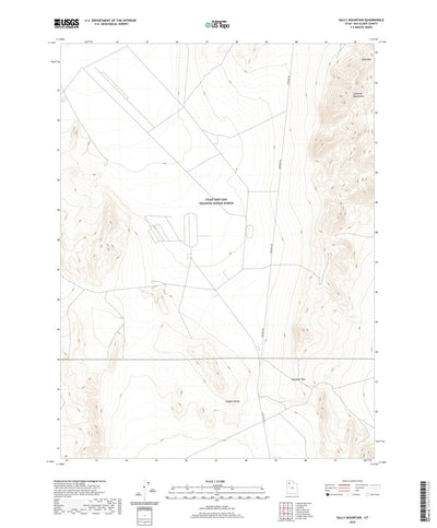 United States Geological Survey Sally Mountain, UT (2020, 24000-Scale) digital map