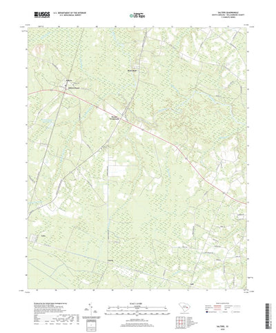 United States Geological Survey Salters, SC (2020, 24000-Scale) digital map