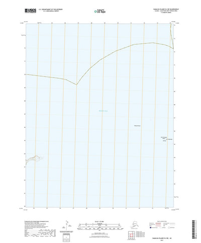 United States Geological Survey Samalga Island D-4 NE, AK (2021, 25000-Scale) digital map