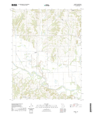 United States Geological Survey Sampsel, MO (2021, 24000-Scale) digital map