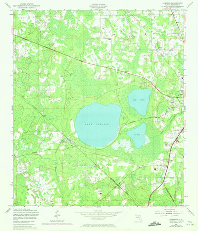 United States Geological Survey Sampson, FL (1949, 24000-Scale) digital map