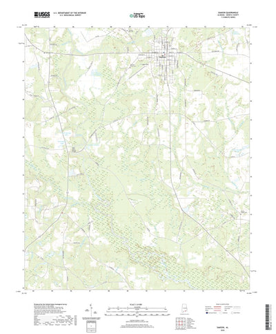 United States Geological Survey Samson, AL (2020, 24000-Scale) digital map