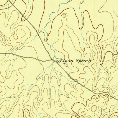 United States Geological Survey San Angelo, TX (1892, 125000-Scale) digital map