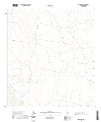 United States Geological Survey San Antonio Viejo, TX (2022, 24000-Scale) digital map