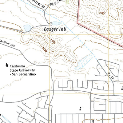 United States Geological Survey San Bernardino North, CA (2021, 24000-Scale) digital map