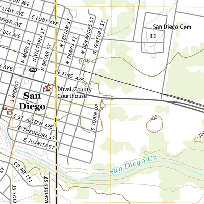 United States Geological Survey San Diego, TX (2022, 24000-Scale) digital map