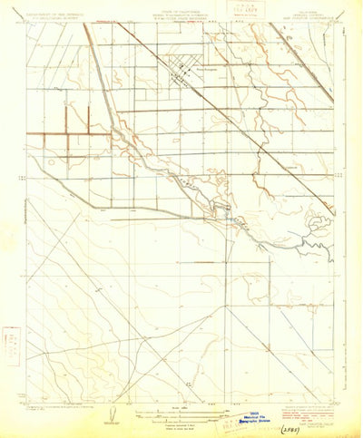United States Geological Survey San Joaquin, CA (1925, 31680-Scale) digital map