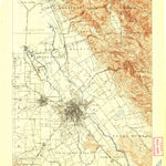 United States Geological Survey San Jose, CA (1897, 62500-Scale) digital map