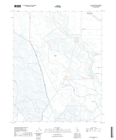 United States Geological Survey San Luis Ranch, CA (2021, 24000-Scale) digital map