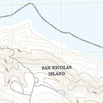 United States Geological Survey San Nicolas Island OE N, CA (2021, 24000-Scale) digital map