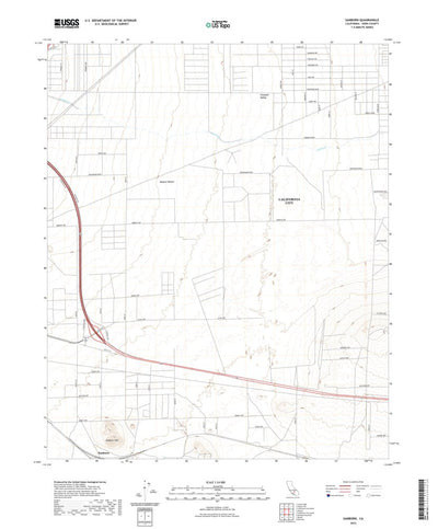 United States Geological Survey Sanborn, CA (2022, 24000-Scale) digital map
