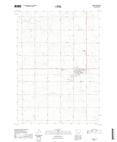 United States Geological Survey Sanborn, IA (2022, 24000-Scale) digital map