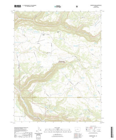 United States Geological Survey Sanborn Park, CO (2022, 24000-Scale) digital map