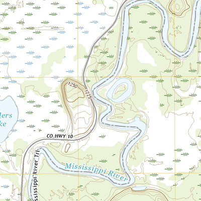 United States Geological Survey Sanders Lake, MN (2022, 24000-Scale) digital map
