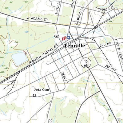 United States Geological Survey Sandersville, GA (2020, 24000-Scale) digital map